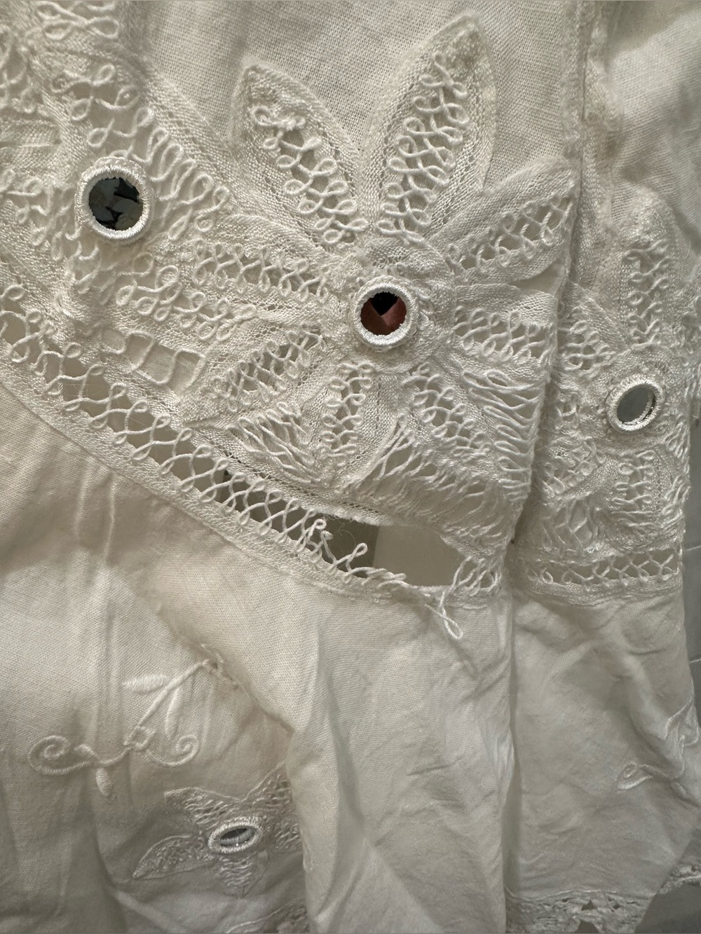 LoveShackFancy - Brealynn Embellishment Cotton Mini Dress - Picture 10 of 10